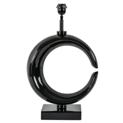 Straluma Grote lampvoet Maan shiny zwart> Tafellampen|Lampenvoeten