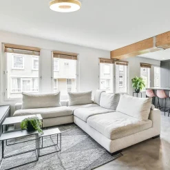 Straluma Grote LED plafondlamp met houtlook 65 cm><noscript><img width=