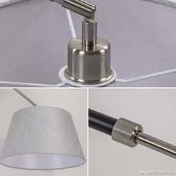 Straluma Grote plafondlamp boog met kap><noscript><img width=