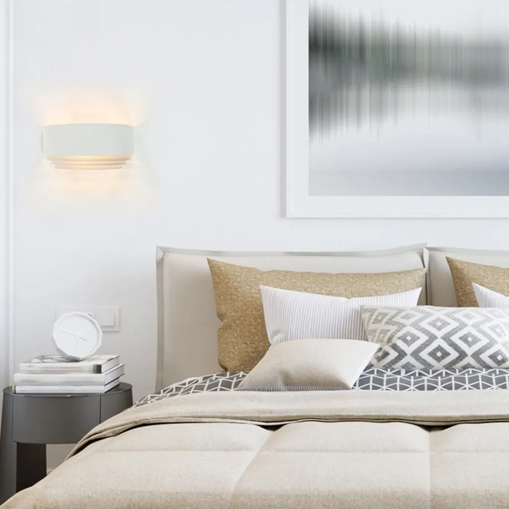 Straluma Half ronde wandlamp wit met goud> Wandlampen|Industriële Verlichting