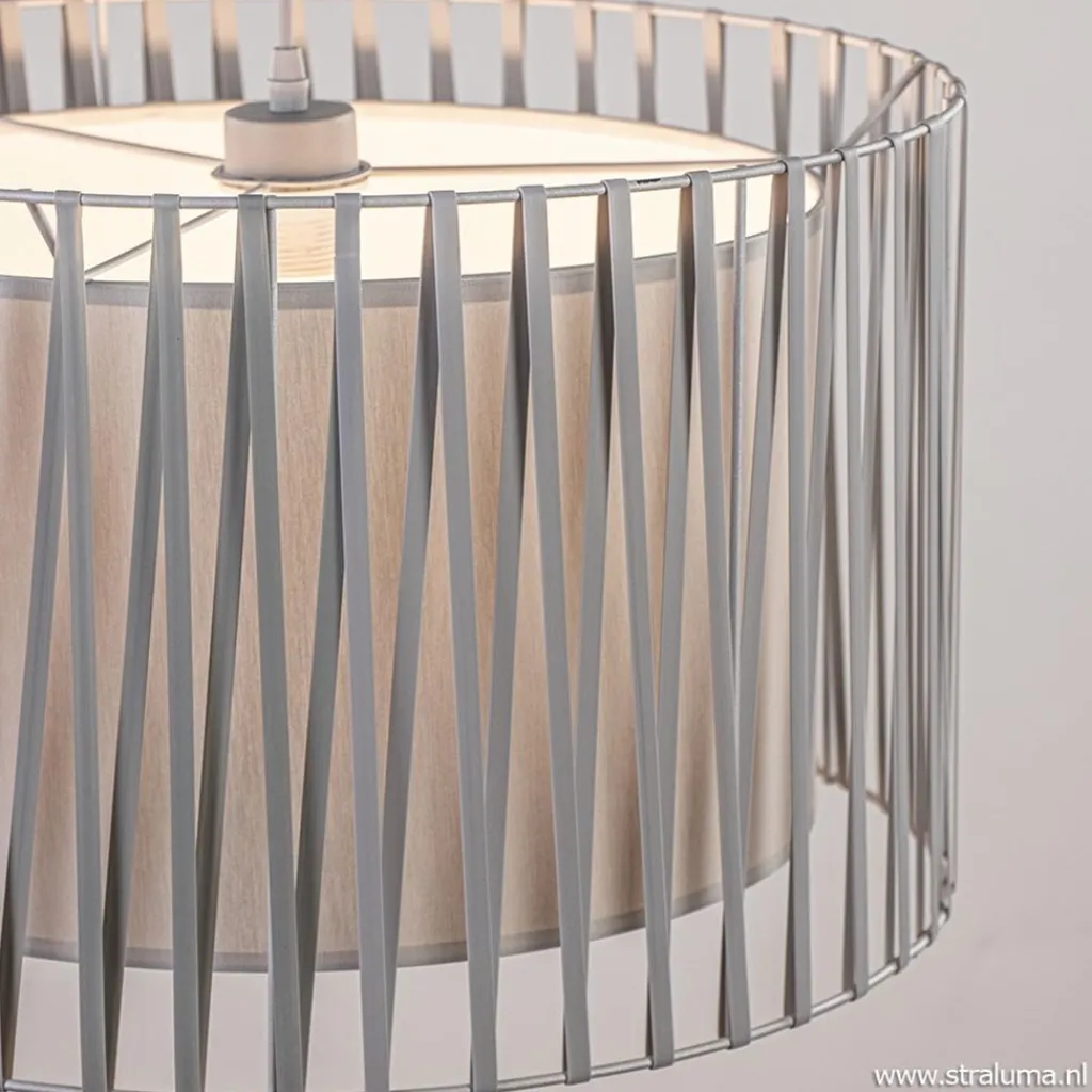 Straluma *Hangkap Harmony dubbel grijs> Eettafellampen|Keukenverlichting