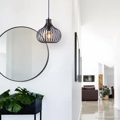 Straluma Hanglamp Aglio 28cm zwart><noscript><img width=