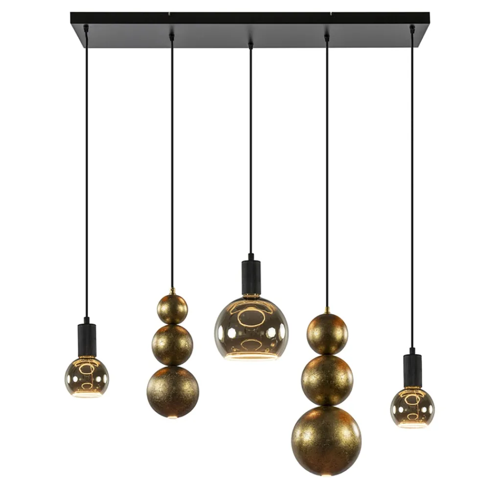 Straluma Hanglamp Allure 5l brons> Hanglampen|Eettafellampen