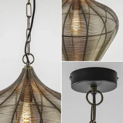 Straluma Hanglamp Alvaro 36cm antiek brons><noscript><img width=