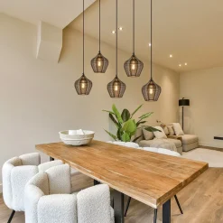 Straluma Hanglamp Alvaro 5-lichts antiek brons><noscript><img width=