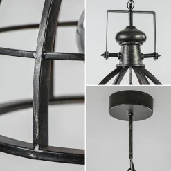 Straluma Hanglamp Amy zwartstaal industrieel><noscript><img width=