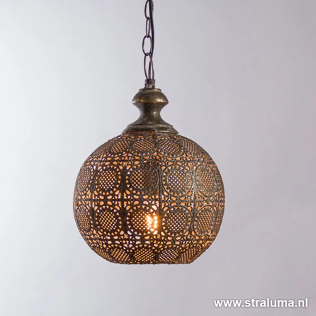 Straluma Hanglamp Ananya antiek brons> Light and Living|Woonkamerlampen