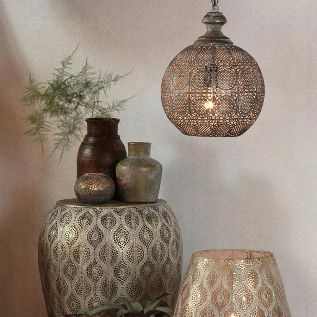 Straluma Hanglamp Ananya antiek brons> Light and Living|Woonkamerlampen