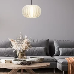 Straluma Hanglamp Arena 1L 40cm zwart/kap wit><noscript><img width=