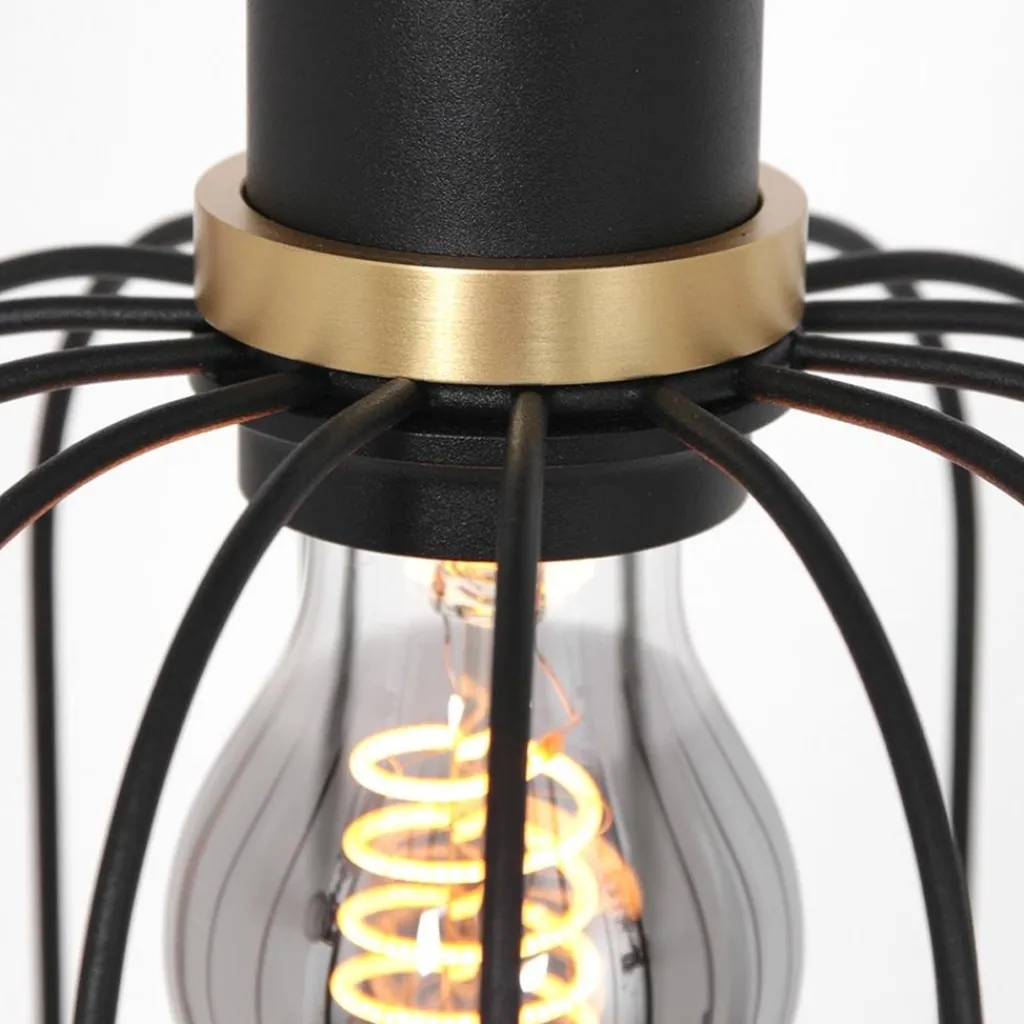 Straluma Hanglamp Aureole cilinder smal zwart> Hanglampen|Draadlampen