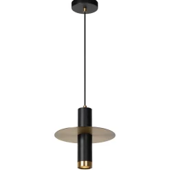 Straluma Hanglamp badkamer zwart met brons IP44> Badkamerverlichting|Hanglampen