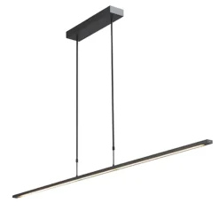 Straluma Hanglamp balk zwart 160cm direct led> Hanglampen|Woonkamerlampen