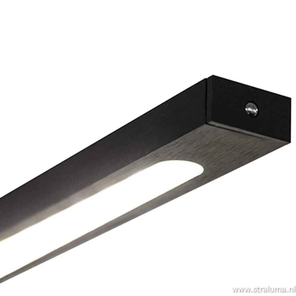 Straluma Hanglamp balk zwart 160cm direct led> Hanglampen|Woonkamerlampen