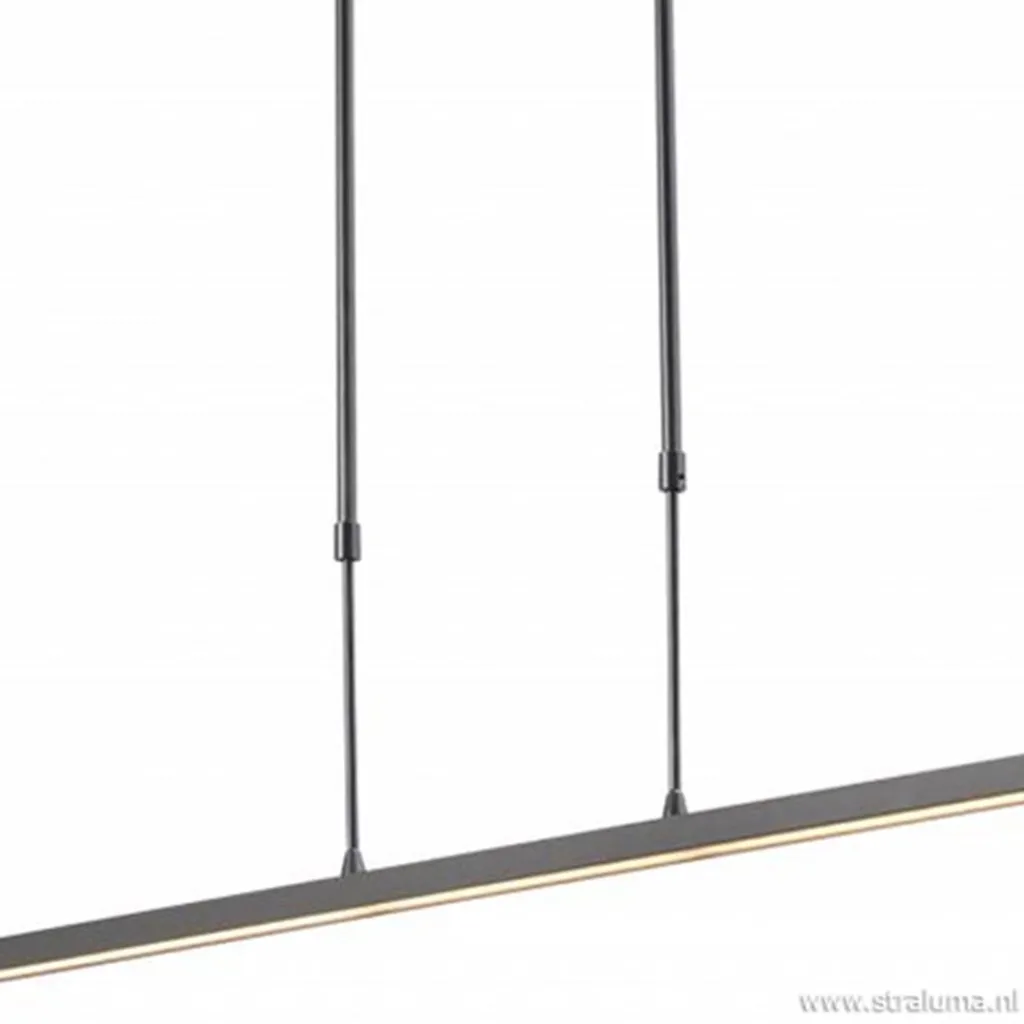 Straluma Hanglamp balk zwart 160cm direct led> Hanglampen|Woonkamerlampen