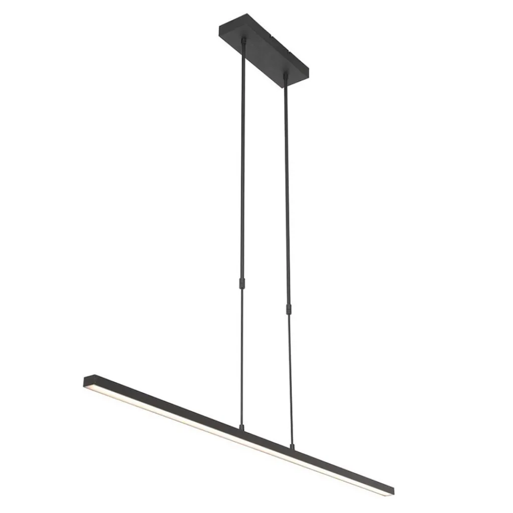 Straluma Hanglamp Bande zwart 122cm 2xdim cct> Hanglampen|Eettafellampen