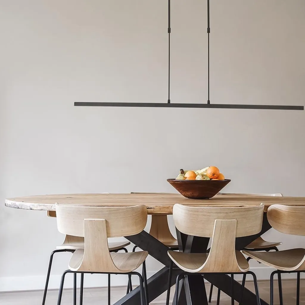 Straluma Hanglamp Bande zwart 122cm 2xdim cct> Hanglampen|Eettafellampen