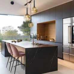 Straluma Hanglamp Bella 3L rond zwart+smoke glas><noscript><img width=