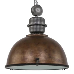 Straluma Hanglamp Bikkel 52cm brons/staal> Eettafellampen|Woonkamerlampen