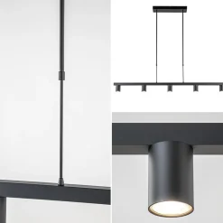 Straluma Hanglamp Bounce 5L tube spot zwart></noscript> Eettafellampen|Keukenverlichting