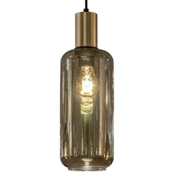 Straluma Hanglamp Bounty 5L rond zwart/matgoud><noscript><img width=