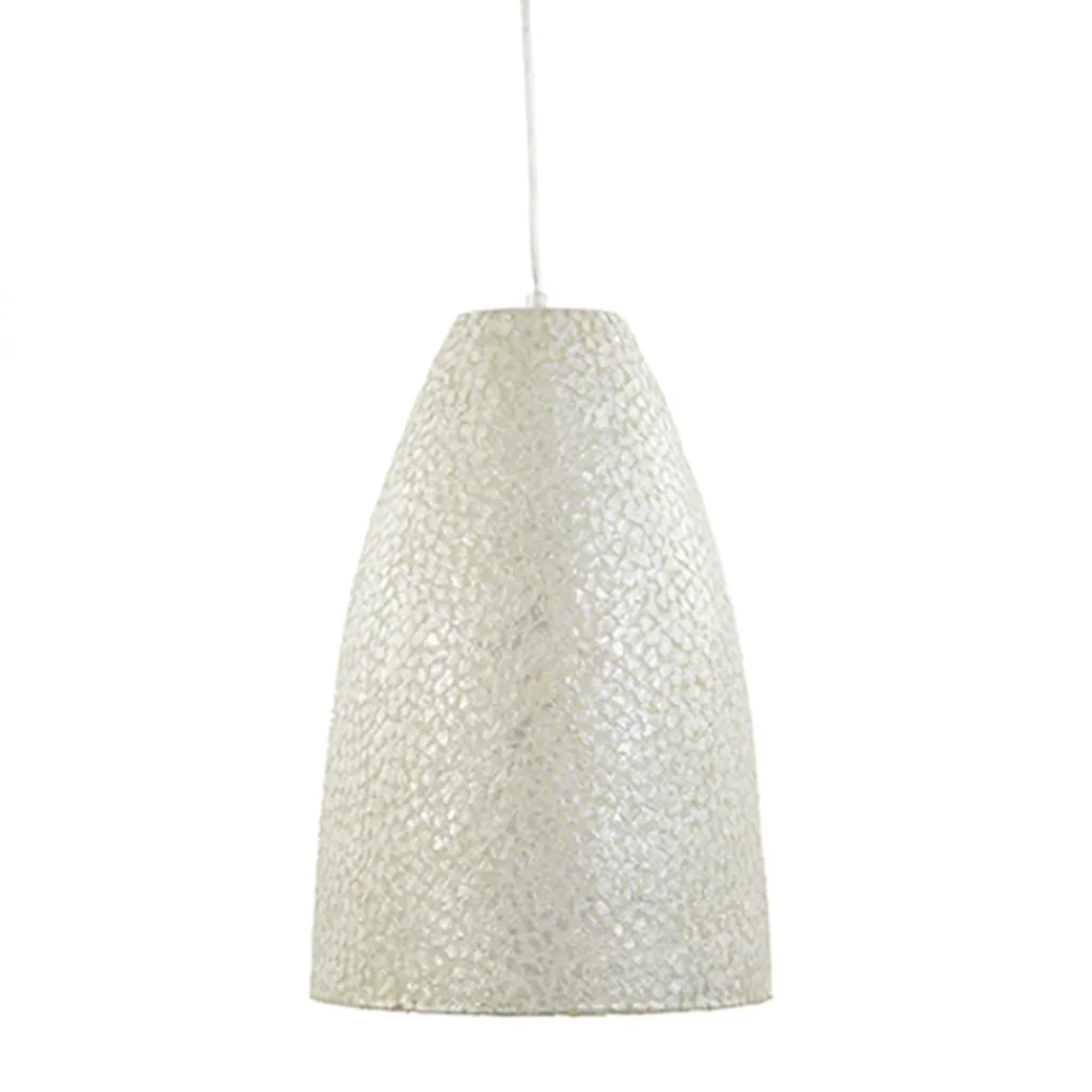 Straluma Hanglamp capiz schelpen wit> Schelpenlampen|Woonkamerlampen