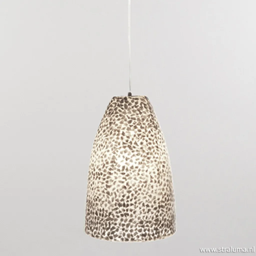 Straluma Hanglamp capiz schelpen wit> Schelpenlampen|Woonkamerlampen