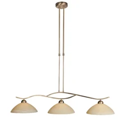 Straluma Hanglamp Capri brons/Glas> Eettafellampen|Eetkamerverlichting