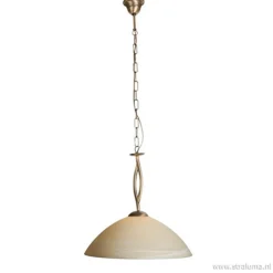 Straluma Hanglamp Capri brons/Glas> Eettafellampen|Woonkamerlampen