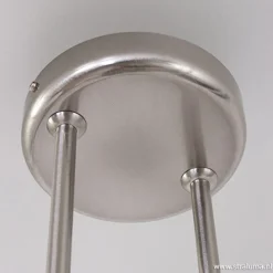 Straluma Hanglamp Capri staal glas eettafel></noscript> Eettafellampen|Keukenverlichting