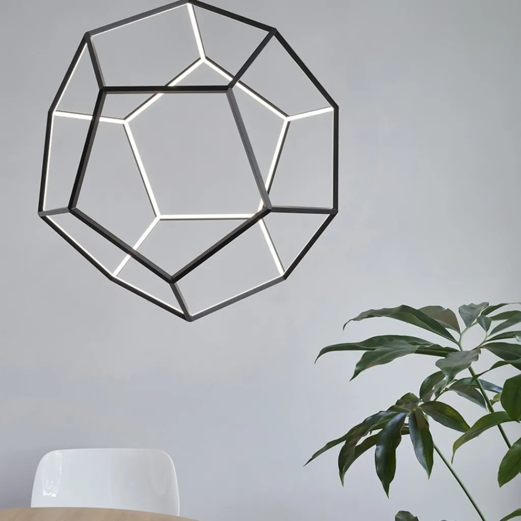 Straluma Hanglamp Dodeca 65 zwart> Hanglampen|Eettafellampen