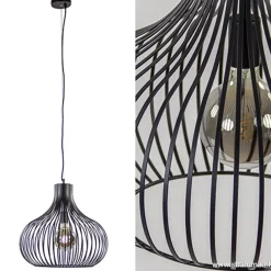 Straluma Hanglamp draad zwart groot 48cm><noscript><img width=