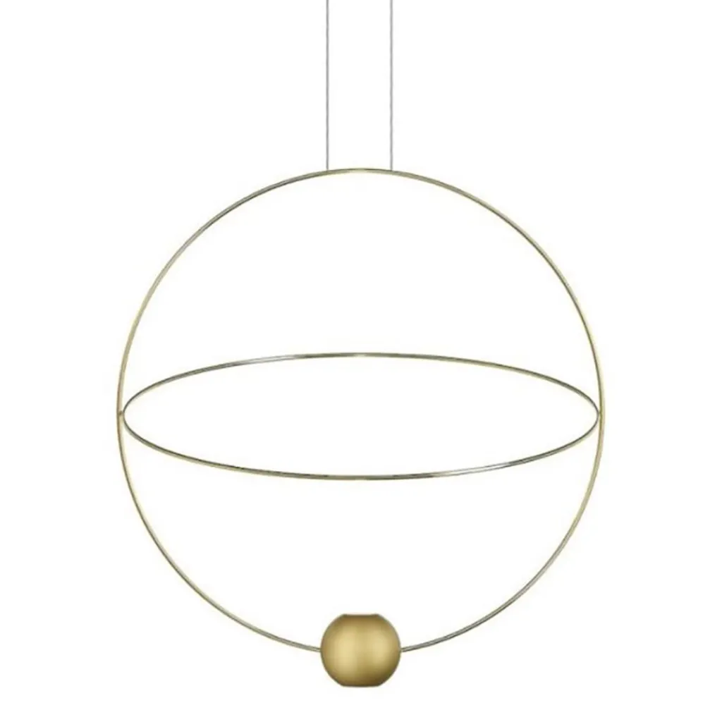 Straluma Hanglamp Elara 60cm goud/matgoud> Eettafellampen|Videverlichting