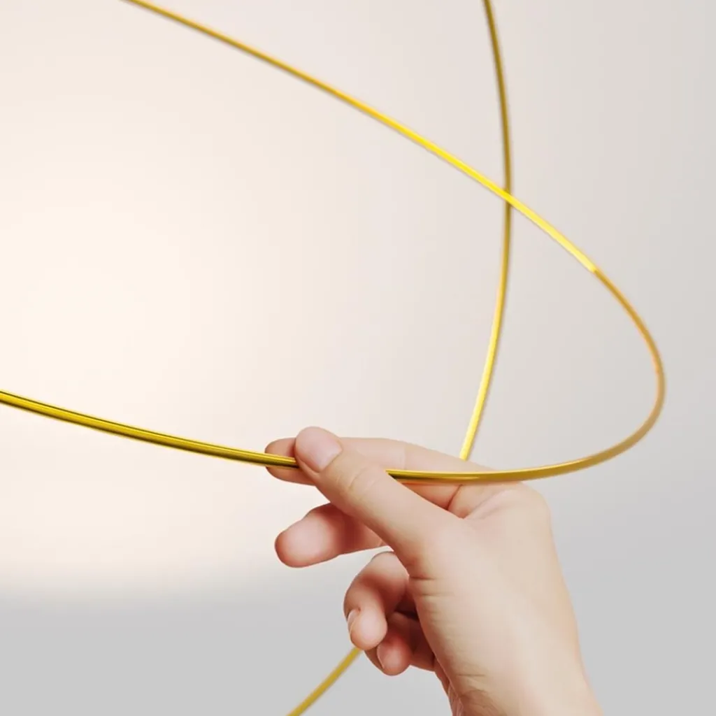 Straluma Hanglamp Elara 60cm goud/matgoud> Eettafellampen|Videverlichting