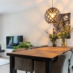 Straluma Hanglamp Emma bol zwart 50cm><noscript><img width=