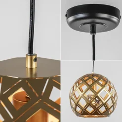 Straluma Hanglamp Emma 30cm matgoud></noscript> Keukenverlichting|Eetkamerverlichting