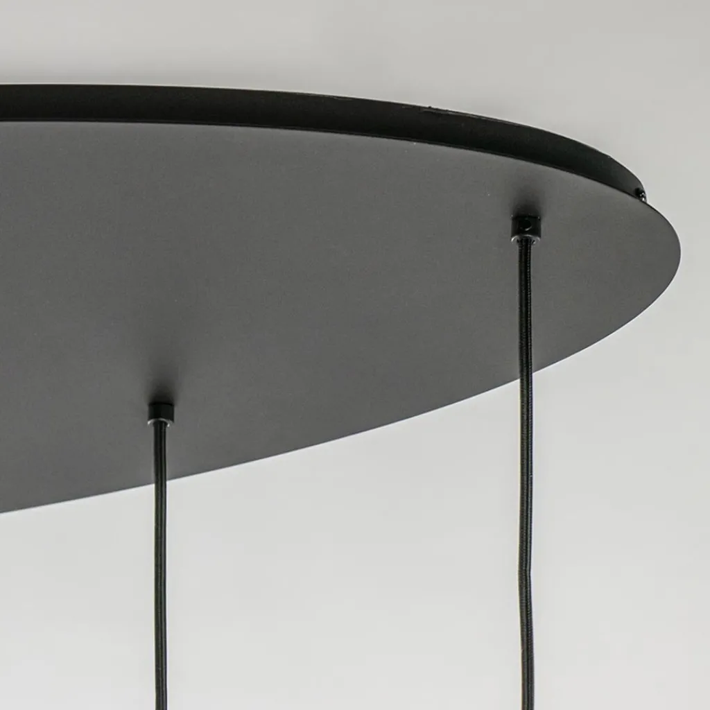 Straluma Hanglamp Fantasy Globe 8L zwart+smoke> Eettafellampen|Keukenverlichting