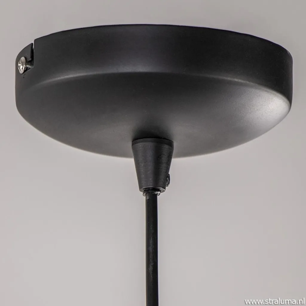 Straluma Hanglamp geperforeerd staal brons-bruin> Eettafellampen|Woonkamerlampen