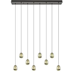 Straluma Hanglamp Golden Egg 8L zwart/goud> Hanglampen|Eettafellampen