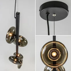 Straluma Hanglamp Hoseki verticaal zwart/smoke><noscript><img width=