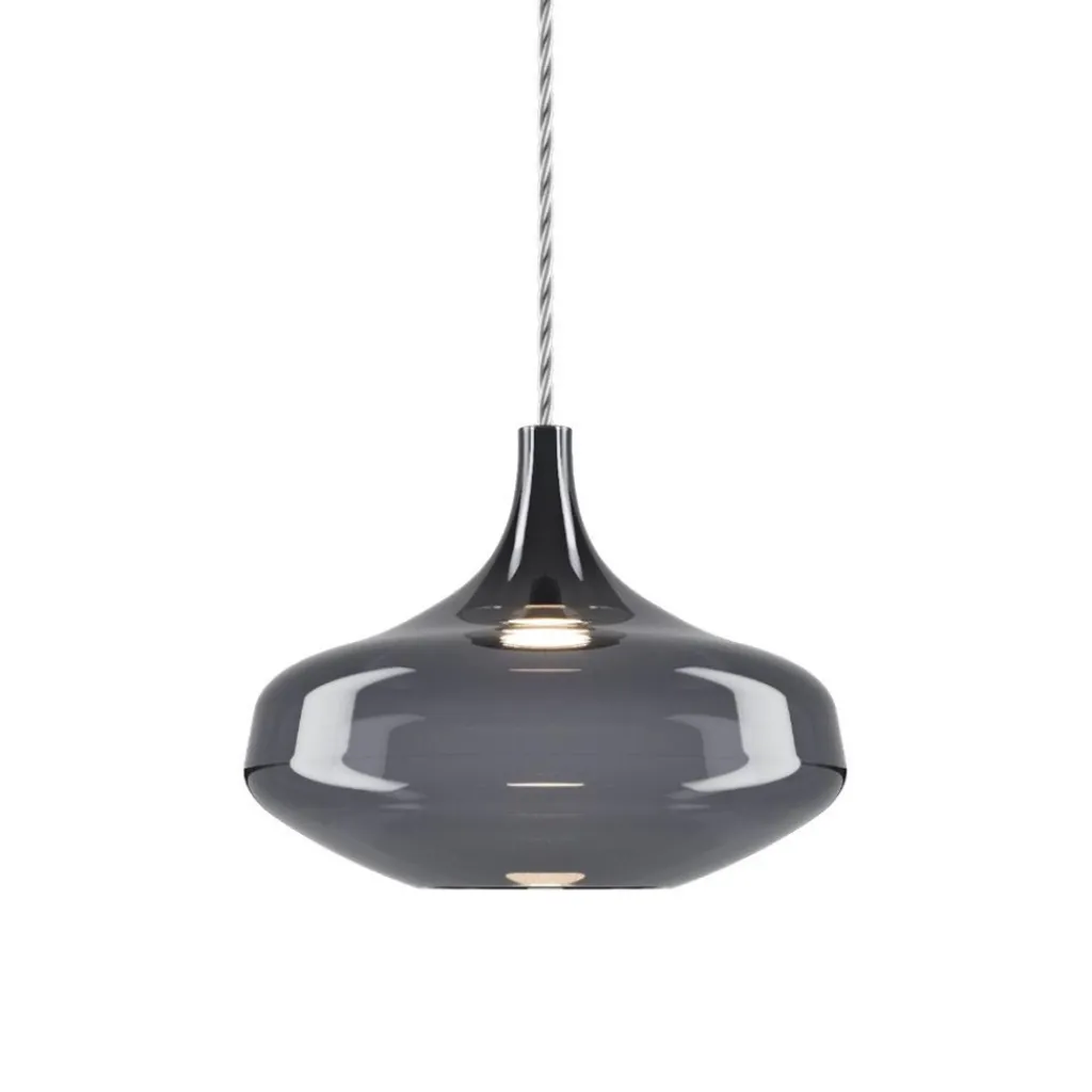 Straluma Hanglamp Italiaans design retro smoke glas inclusief LED> Hanglampen|Pendel Lampen