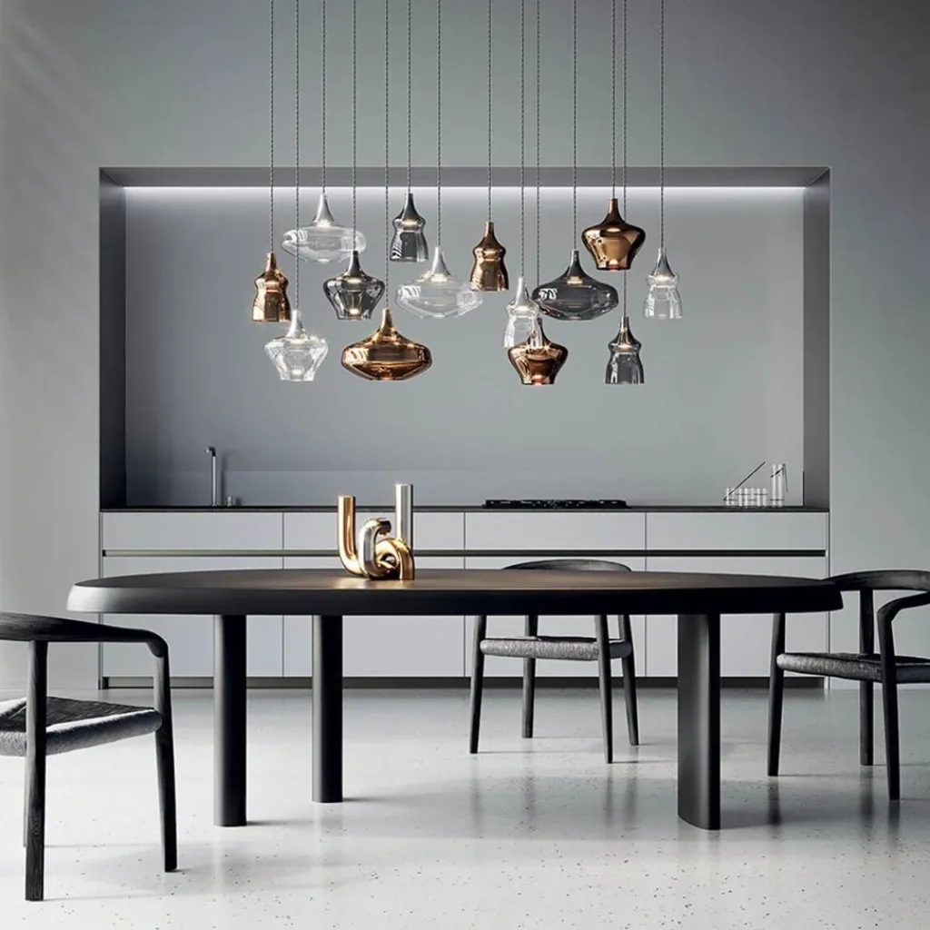 Straluma Hanglamp Italiaans design retro smoke glas inclusief LED> Hanglampen|Pendel Lampen