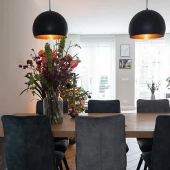 Straluma Hanglamp Jaicey bol zwart/goud><noscript><img width=