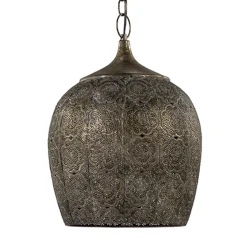 Straluma Hanglamp Kadiri antiek goud oosters> Light and Living|Woonkamerlampen