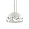 Straluma Hanglamp Kelly koepel 60cm wit> Videverlichting|Woonkamerlampen