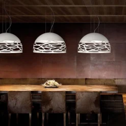 Straluma Hanglamp Kelly koepel 60cm wit><noscript><img width=