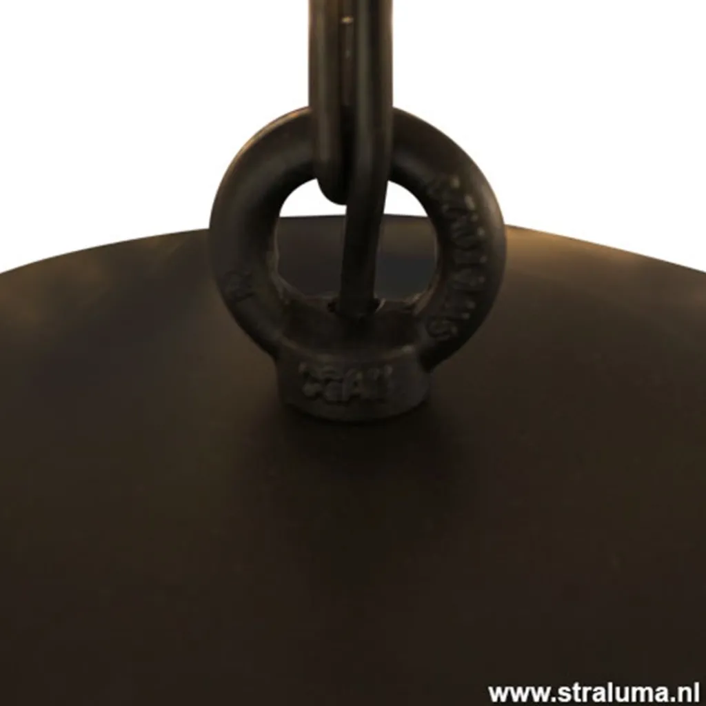 Straluma Hanglamp koepel 60cm gunmetal/silverleaf> Eettafellampen|Woonkamerlampen