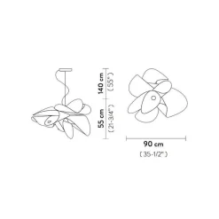 Straluma Hanglamp La Belle Etoile zwart 90cm><noscript><img width=