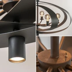 Straluma Hanglamp Malibu industrial dark></noscript> Eettafellampen|Keukenverlichting