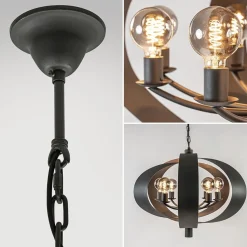 Straluma Hanglamp Malibu industrial dark></noscript> Eettafellampen|Keukenverlichting