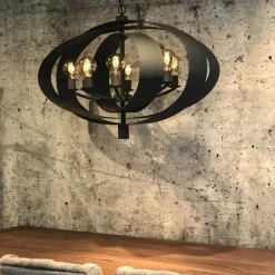 Straluma Hanglamp Malibu industrial dark></noscript> Eettafellampen|Keukenverlichting